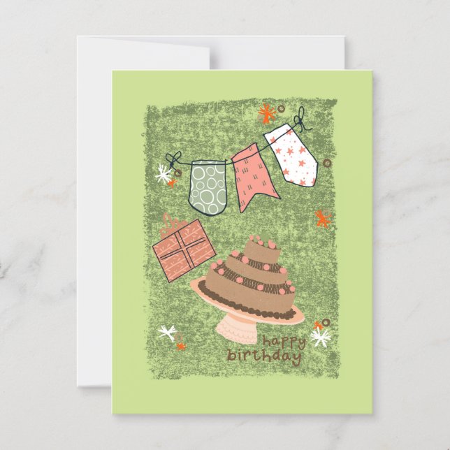 Convite Magnético Aniversário de Savanna (Frente)