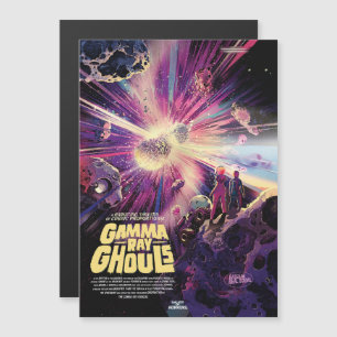 Convite Magnético Anúncio de Filme de Horror SciFi, Gamma Ray Ghouls