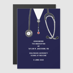 Convite Magnético Anúncio de Formatura da Faculdade de Medicina