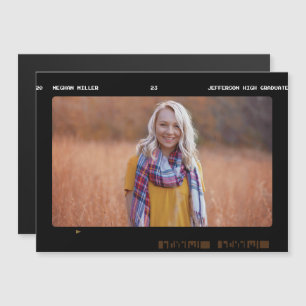 Convite Magnético Anúncio de Graduação de Foto do Quadro de Filmes R