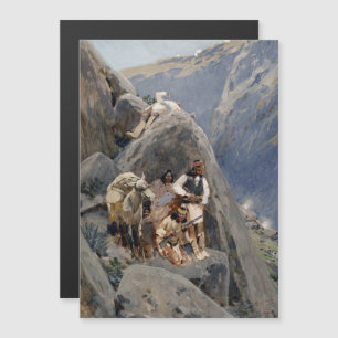 Convite Magnético Apache Warriors: Escorregada pela Cavalaria Americ