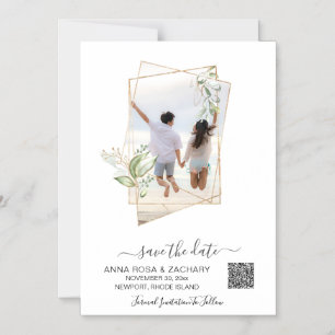 Convite Magnético *~* AR6 WEDDING SALVE A DATA QR Dourada - Site