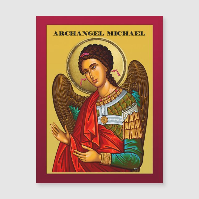 Convite Magnético Arcanjo Miguel (Frente)