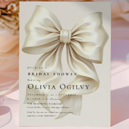 Convite Magnético Arco Simples Boho Elegante Ivory Cream