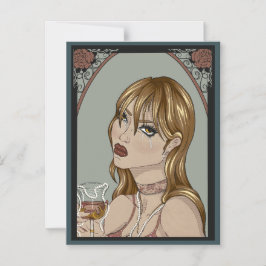 Convite Magnético Art Nouveau