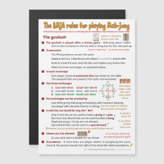 Convite Magnético As regras do BMJA Magnético - A goulash