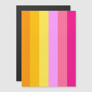 Convite Magnético Bandeira do Orgulho Lésbico (Dawn)
