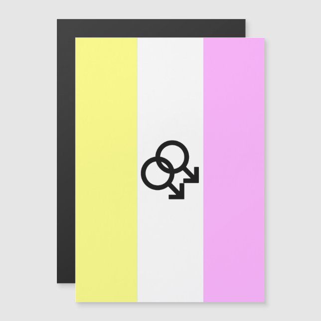 Convite Magnético Bandeira do Orgulho Twink (Frente/Verso)