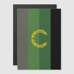 Convite Magnético Bandeira do Orgulho Uniforme Militar