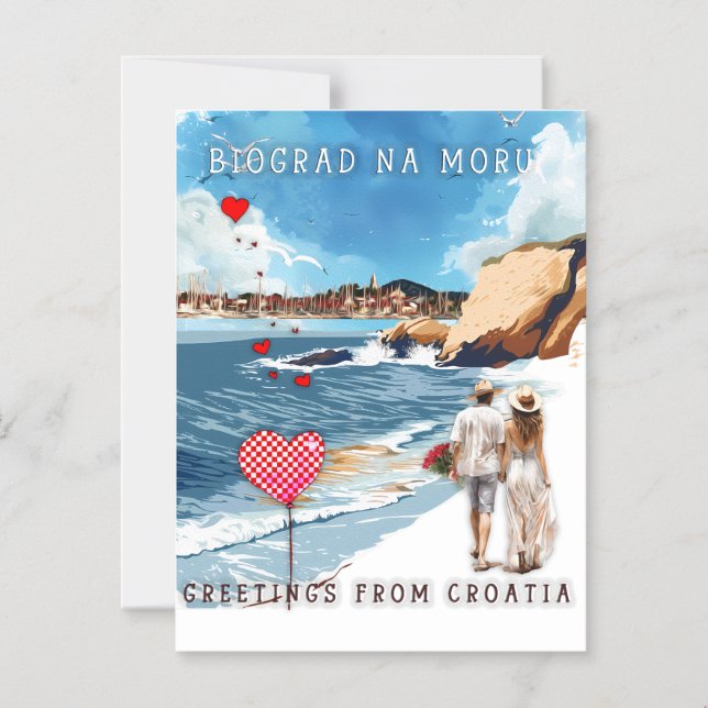 Convite Magnético Biograd na moru 5 (Frente)