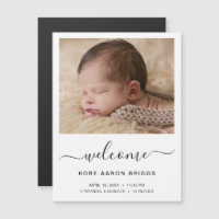 Boas-vindas Foto do Nascimento do Anúncio