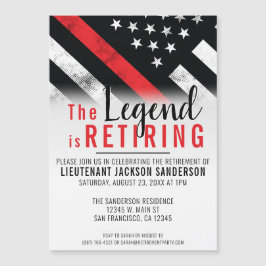 Convite Magnético Bombeiro Bombeiro Serviço de Bombeiros