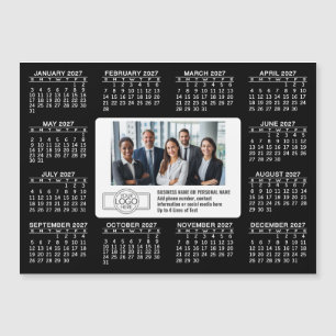 Convite Magnético Calendário 2026 com o logotipo Acelerador de Infor