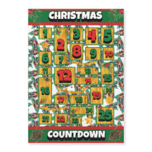 Calendário Antecipado de Natal da Contagem de Houn