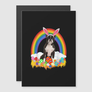 Convite Magnético Camisa Divertida de Ovo de Boston Terrier Amante d