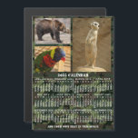 Convite Magnético Camuflagem de Calendário 2025 Adicionar 3 Fotos Pe<br><div class="desc">Neste ano de 2025, um ímã de calendário mensal personalizado mostra os dias da semana para cada mês em branco sobre um fundo de camuflagem verde e marrom. Este é um calendário anual simples e ousado para ajudá-lo a conquistar o novo ano. Sempre saiba qual é a data e verifique...</div>