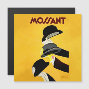 Convite Magnético Cartaz de publicidade do chapéu Mossant de Leonett