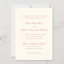 Casamento Clássico Moderno de Terracota Elegante