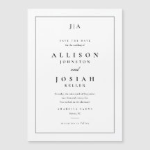 Casamento Clássico Monograma Save The Date