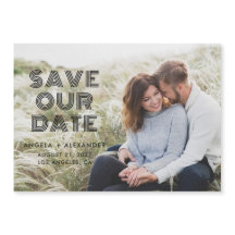 Casamento de Fotografia Geométrica Negra Salvar a