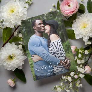 Convite Magnético Casamento de Fotos Divertidas da Floresta Salve a