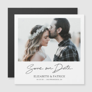 Convite Magnético Casamento Salve as Fotografias de Data