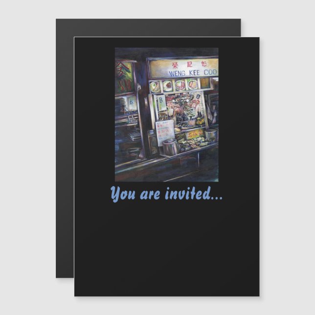 Convite Magnético Cenosillicafia (Frente/Verso)