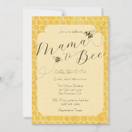Convite Magnético Chá de Bebê Mama to Bee Melhoney