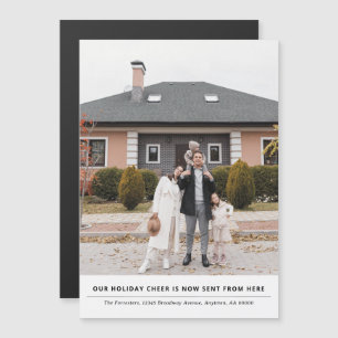 Convite Magnético Cheer é agora daqui Anúncio móvel de feriado