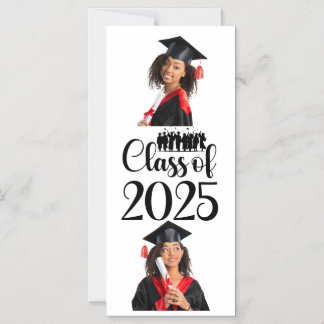Convite Magnético Classe de graduação personalizada de 2025
