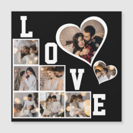 Convite Magnético Colagem de Fotografias do Design 8