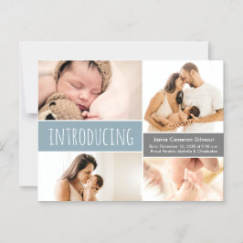 Convite Magnético Colagem de fotos magnéticas Apresentando o Blue Ba