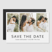 Colagem de Fotos Minimalista para Casamento Salve