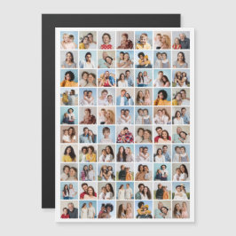 Convite Magnético Crie Sua Própria Colagem de 70 Fotos Editável em C