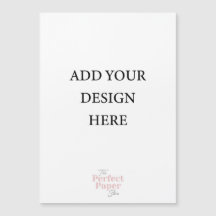 Convite Magnético de Cartão Postal 5 x 7