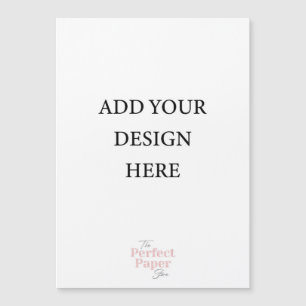 Convite Magnético de Cartão Postal 5 x 7 