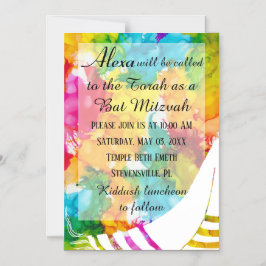 Convite Magnético de Festa Bar ou Bat Mitzvah