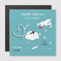 Destino de Casamento das Ilhas Fiji Salvar a Data