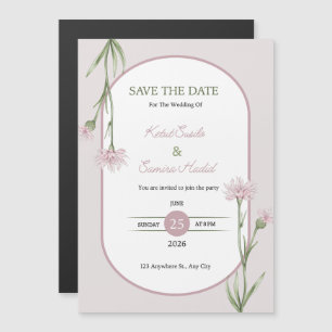 CONVITE MAGNÉTICO DIA DO CASAMENTO 2026 JUNHO