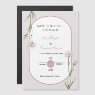 CONVITE MAGNÉTICO DIA DO CASAMENTO 2026 JUNHO