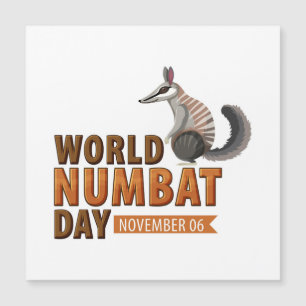 Convite Magnético Dia Mundial do Numbat