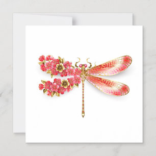 Convite Magnético Dragonfly com joalheria sakura