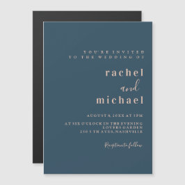 Convite Magnético Elegant schlichte