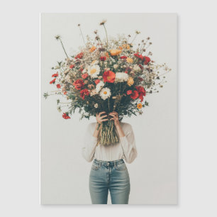 Convite Magnético Escondido atrás dos Blooms