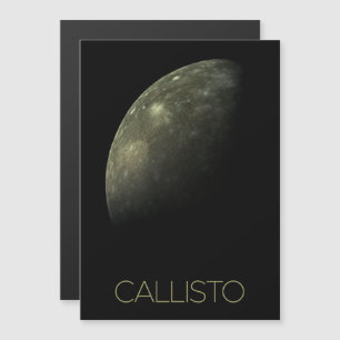 Convite Magnético Espaço Exterior, Cosmos, Sistema Solar, Callisto d