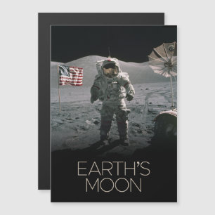 Convite Magnético Espaço Exterior, Galáxia, Sistema Solar, Lua da Te