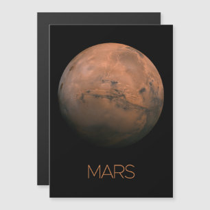 Convite Magnético Espaço Exterior, Galáxia, Sistema Solar, Marte Pla