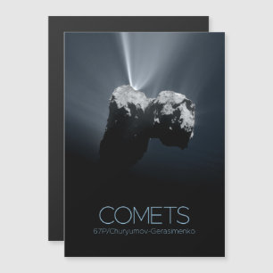 Convite Magnético Espaço Exterior, Sistema Solar, Cosmos, Cometas, 6
