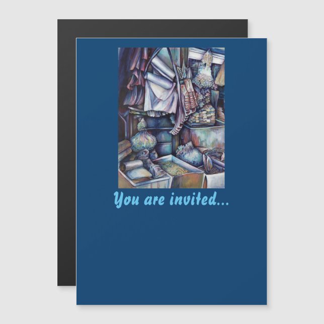 Convite Magnético Especiais esplêndidos do Tekka Center (Frente/Verso)