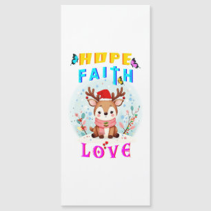 Convite Magnético Esperança Fé Amor